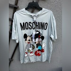 Moschino x H&M Mickey & Minnie T shirt New with Tags!